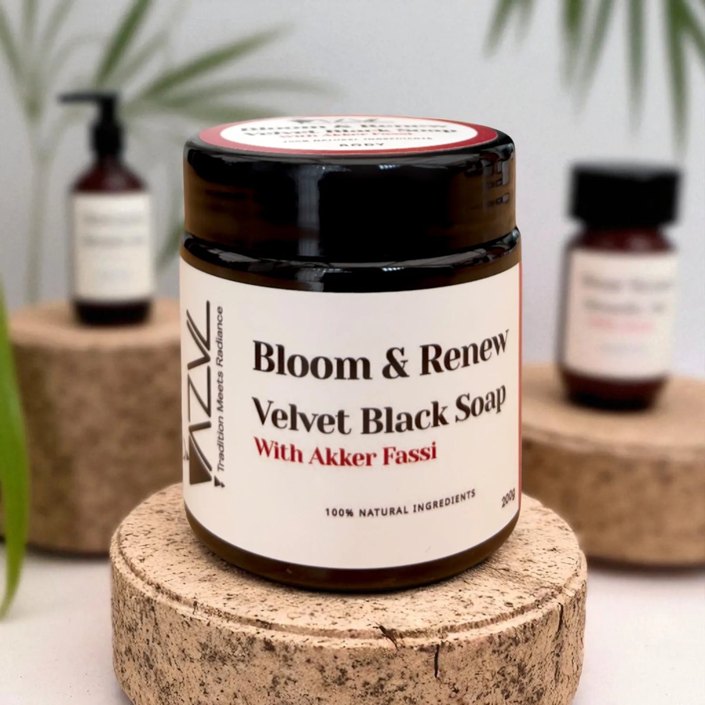 Moroccan Black Soap with Akker Fassi