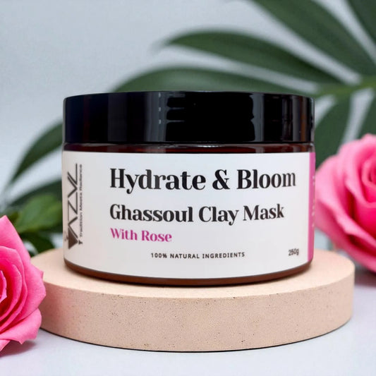 Moroccan Ghassoul Clay Mask with Rose