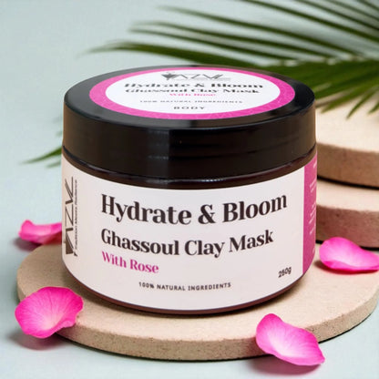 Moroccan Ghassoul Clay Mask with Rose