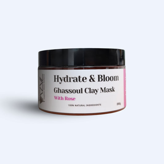 Moroccan Ghassoul Clay Mask with Rose